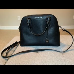 Michael Kors Large Dome Bag in Black